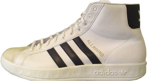 adidas schuhe 80er jahre weiss rote streifen|Adidas Allround .